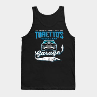 Toretto's Muscle Car Garage Fierce Service Tank Top